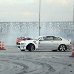 XXII finał WOŚP.  Drift, czyli jazda w poślizgu na dachu Galerii Korona / Kamil Król / Radio Kielce