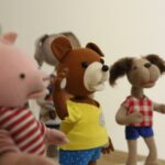 Miś uszatek i jego przyjaciele w kieleckim Muzeum Zabawek i Zabawy / Piotr Michalski / Radio Kielce