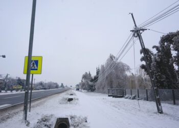 Ostrowiec gołoledź. / Teresa Czajkowska / Radio Kielce