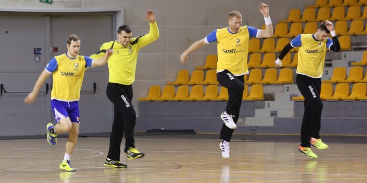 trening Vive po powrocie z ME / Stanisław Blinstrub / Radio Kielce