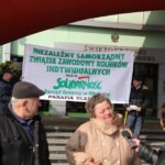 Protest Solidarności Rolników Indywidualnych. / Stanisław Blinstrub / Radio Kielce