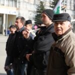 Protest Solidarności Rolników Indywidualnych. / Stanisław Blinstrub / Radio Kielce