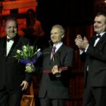 Nagrody Kielc za 2013 rok. Stanisław Garbacz, były prezydent Kielc. / Piotr Michalski / Radio Kielce