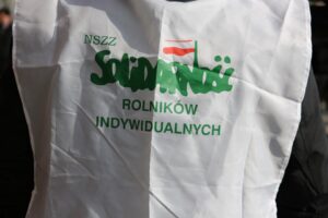 Protest Solidarności Rolników Indywidualnych. / Stanisław Blinstrub / Radio Kielce