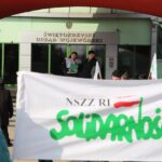 Protest Solidarności Rolników Indywidualnych. / Stanisław Blinstrub / Radio Kielce