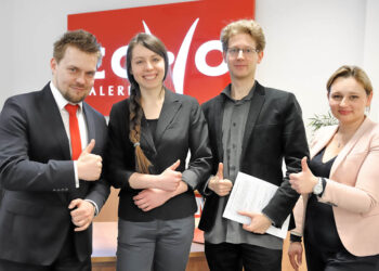 Podpisania umowy Czekoladziarnia - Galeria Echo / echo.com.pl