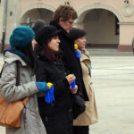 Kielczanie solidaryzują się z Ukrainą / Aleksandra Smaruj / Radio Kielce