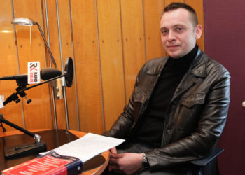 Naszym gościem był rzecznik Prokuratury Okręgowej w Kielcach, Rafał Orłowski. / Wojciech Habdas / Radio Kielce