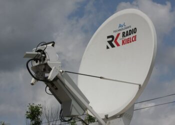 Radio Kielce w Krzyżanowicach - satelita / Radio Kielce