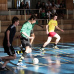 Ferie z futbolem. Mecz Kiedyś M Team-Banda Świrów. / Wojciech Habdas / Radio Kielce