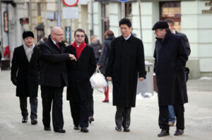 Ambasador Chińskiej Republiki Ludowej Xu Jian odwiedził Kielce. / Wojciech Habdas / Radio Kielce