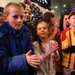 Prezentacja piłkarzy Korony Kielce w Galerii Korona. / Wojciech Habdas / Radio Kielce