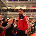 Prezentacja piłkarzy Korony Kielce w Galerii Korona. / Wojciech Habdas / Radio Kielce