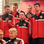 Prezentacja piłkarzy Korony Kielce w Galerii Korona. / Wojciech Habdas / Radio Kielce