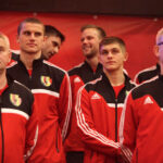 Prezentacja piłkarzy Korony Kielce w Galerii Korona. / Wojciech Habdas / Radio Kielce