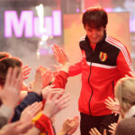 Prezentacja piłkarzy Korony Kielce w Galerii Korona. Trener Jose Rojo Martin / Wojciech Habdas / Radio Kielce