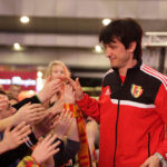 Prezentacja piłkarzy Korony Kielce w Galerii Korona. Trener Jose Rojo Martin / Wojciech Habdas / Radio Kielce