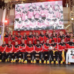 Prezentacja piłkarzy Korony Kielce w Galerii Korona. Pierwszy zespół Korony Kielce. / Wojciech Habdas / Radio Kielce