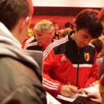 Prezentacja piłkarzy Korony Kielce w Galerii Korona. Po prezentacji kibice spotkali się ze swoimi idolami. / Wojciech Habdas / Radio Kielce