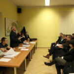 Mieszkańcy osiedla "Na Stoku” w Kielcach wyjaśniali z zarządem spółdzielni nieprawidłowości, związane z budową bloku przy ulicy Sikorskiego. / Wojciech Habdas / Radio Kielce