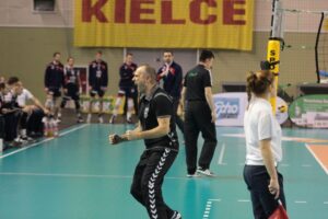 17. kolejka PlusLigi: Effector Kielce - ZAKSA Kędzierzyn-Koźle / Krzysztof Żołądek / Radio Kielce