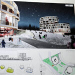 Koncepcje architektoniczne osiedla na Ostrej Górce. / Stanisław Blinstrub / Radio Kielce