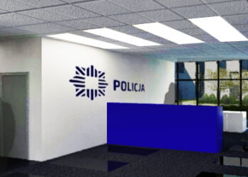 Wizualizacja budynku Komendy Powiatowej w Skarżysku