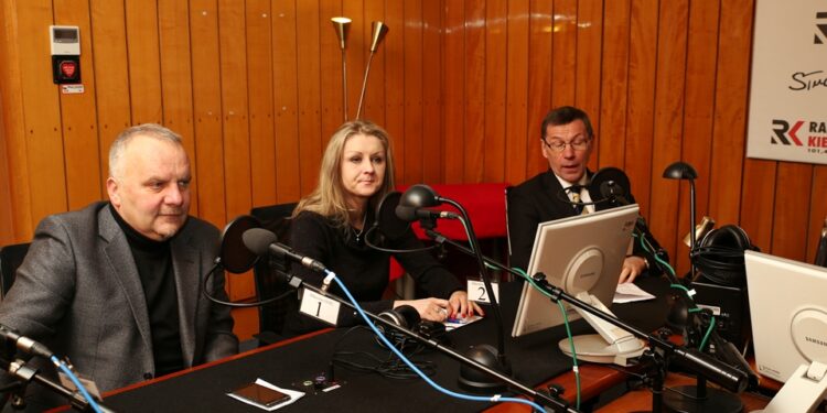 Studio Polityczne 09.02.2014 - senator Grzegorz Banaś, Małgorzata Marenin, Henryk Milcarz / Stanisław Blinstrub / Radio Kielce
