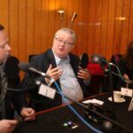 Studio Polityczne 23.02.2014 - przewodniczący SLD w Regionie Andrzej Szejna, europoseł Czesław Siekierski, poseł Marzena Okła-Drewnowicz / Stanisław Blinstrub / Radio Kielce