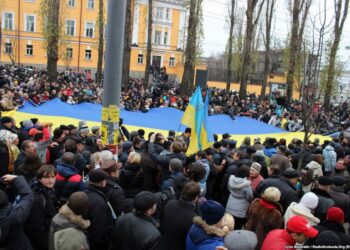 Protesty Kijowie na Ukrainie / www.radiosvoboda.org