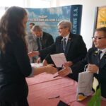 Przyznanie stypendiów w ZSTM w Skarżysku Kamiennej. / Kamil Król / Radio Kielce