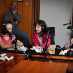 DDD o segregacji śmieci. Dzieci w Studiu, Strażnicy Miejscy i Katarzyna Kozak przekonywali do dbania o środowisko naturalne. / Stanisław Blinstrub / Radio Kielce