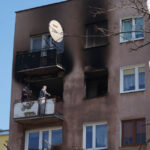 Do tragicznego w skutkach pożaru mieszkania doszło w budynku przy ulicy Ogrody w Ostrowcu Świętokrzyskim. / Teresa Czajkowska / Radio Kielce