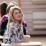 Próbna matura z języka polskiego w II Liceum Ogólnokształcące im. Jana Śniadeckiego w Kielcach. / Wojciech Habdas / Radio Kielce