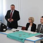 Wojewódzki Specjalistyczny Szpital Dziecięcy wzbogacił się o nowoczesną aparaturę: m. in. inkubatory, respiratory oraz kardiomonitory, przekazane przez Fundację ORIMARI. / Wojciech Habdas / Radio Kielce