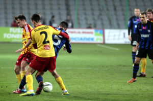 W meczu 26. kolejki T-Mobile Ekstraklasy piłkarze Korony Kielce zremisowali z Zawiszą Bydgoszcz 1:1 (1:0) / Wojciech Habdas / Radio Kielce