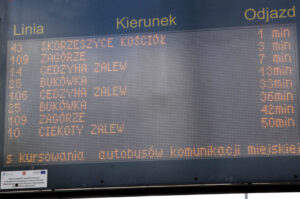 Przystanek autobusowy / Wojciech Habdas / Radio Kielce