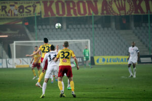 Fragment meczu Korona Kielce - Pogoń Szczecin / Wojciech Habdas / Radio Kielce