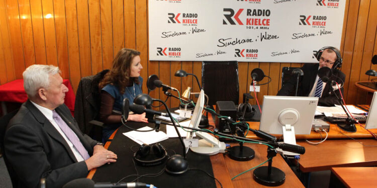 Studio Polityczne Radia Kielce 30 marca 2014 / Wojciech Habdas / Radio Kielce