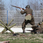 Rekonstrukcja historyczna obrony Westerplatte. / Wojciech Habdas / Radio Kielce