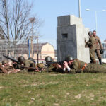 Rekonstrukcja historyczna obrony Westerplatte. / Wojciech Habdas / Radio Kielce