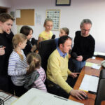 Dzień dobry dzieci ze Stacji Hydrologiczno-Meteorologicznej w Sukowie  (23 lutego 2014) / Wojciech Habdas / Radio Kielce