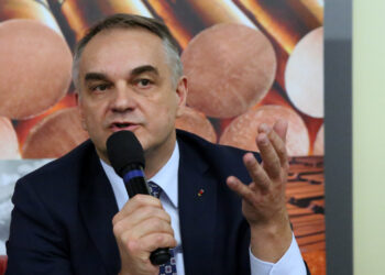 Waldemar Pawlak gościem Targów ENEX, ENEX Nowa Energia oraz EKOTECH / Kamil Król / Radio Kielce