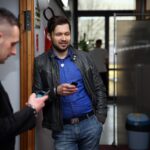 Zespól Mafia w Made In Kielce wraz ze słuchaczami, którzy zaśpiewali ich piosenkę. / Stanisław Blinstrub / Radio Kielce