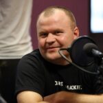 Zespól Mafia w Made In Kielce wraz ze słuchaczami, którzy zaśpiewali ich piosenkę. / Stanisław Blinstrub / Radio Kielce