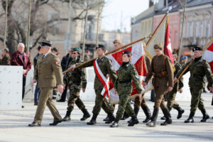 Uroczystości 75. rocznicy odprawy 4 Pułku Piechoty Legionów na Westerplatte, Rynek w Kielcach / Krzysztof Żołądek / Radio Kielce