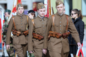 Uroczystości 75. rocznicy odprawy 4 Pułku Piechoty Legionów na Westerplatte, Rynek w Kielcach / Krzysztof Żołądek / Radio Kielce