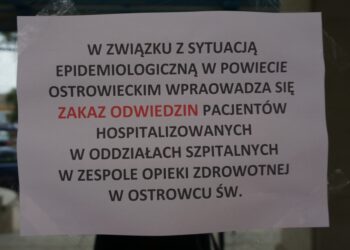 Szpital w Ostrowcu - zakaz odwiedzin / Teresa Czajkowska / Radio Kielce