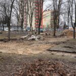 Remont Placu obok WDK / Stanisław Blinstrub / Radio Kielce