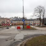 Remont Placu obok WDK / Stanisław Blinstrub / Radio Kielce